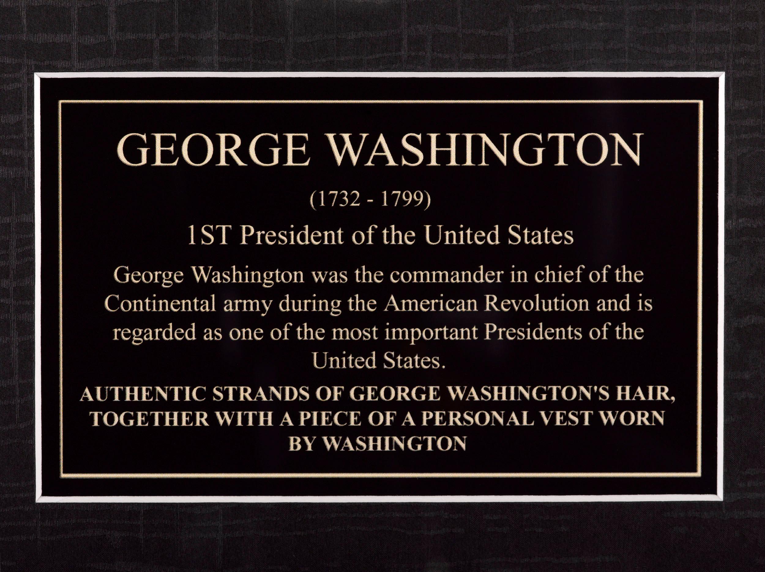 george washington relics
