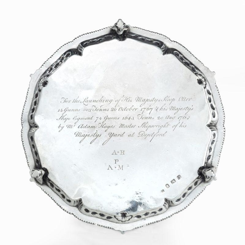 Presentation silver to the Master Shipwright of Captain Cook’s Endeavour For Sale 1