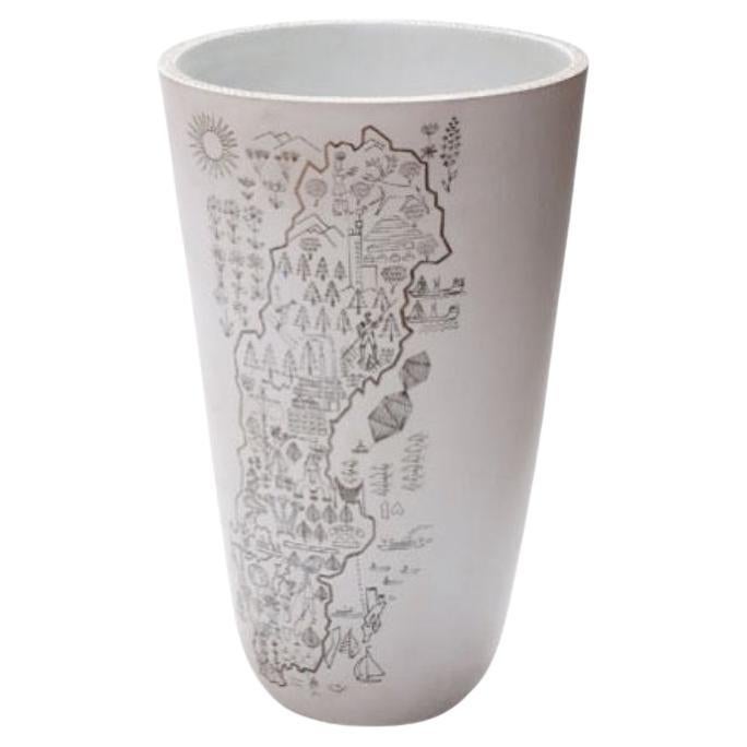 Vaso di presentazione di Sven Jonson per Gustavsberg Studio in vendita