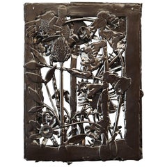Preserved Garden Mural, Marten Herma Anderson, Hand-Built Stoneware Wall Relief