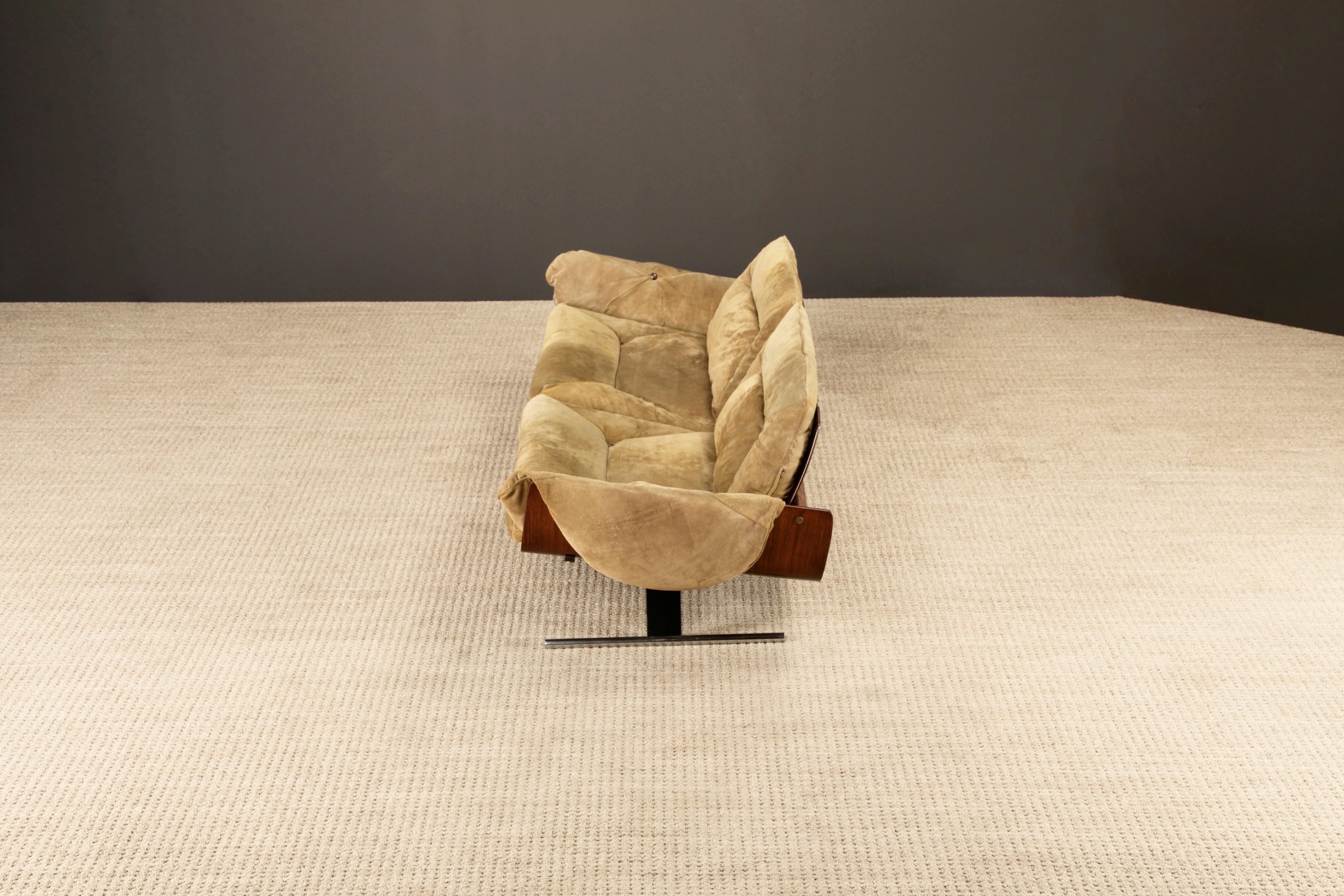 'Presidencial' Jacaranda Sofa by Jorge Zalszupin for L'Atelier Brazil, c. 1960 3