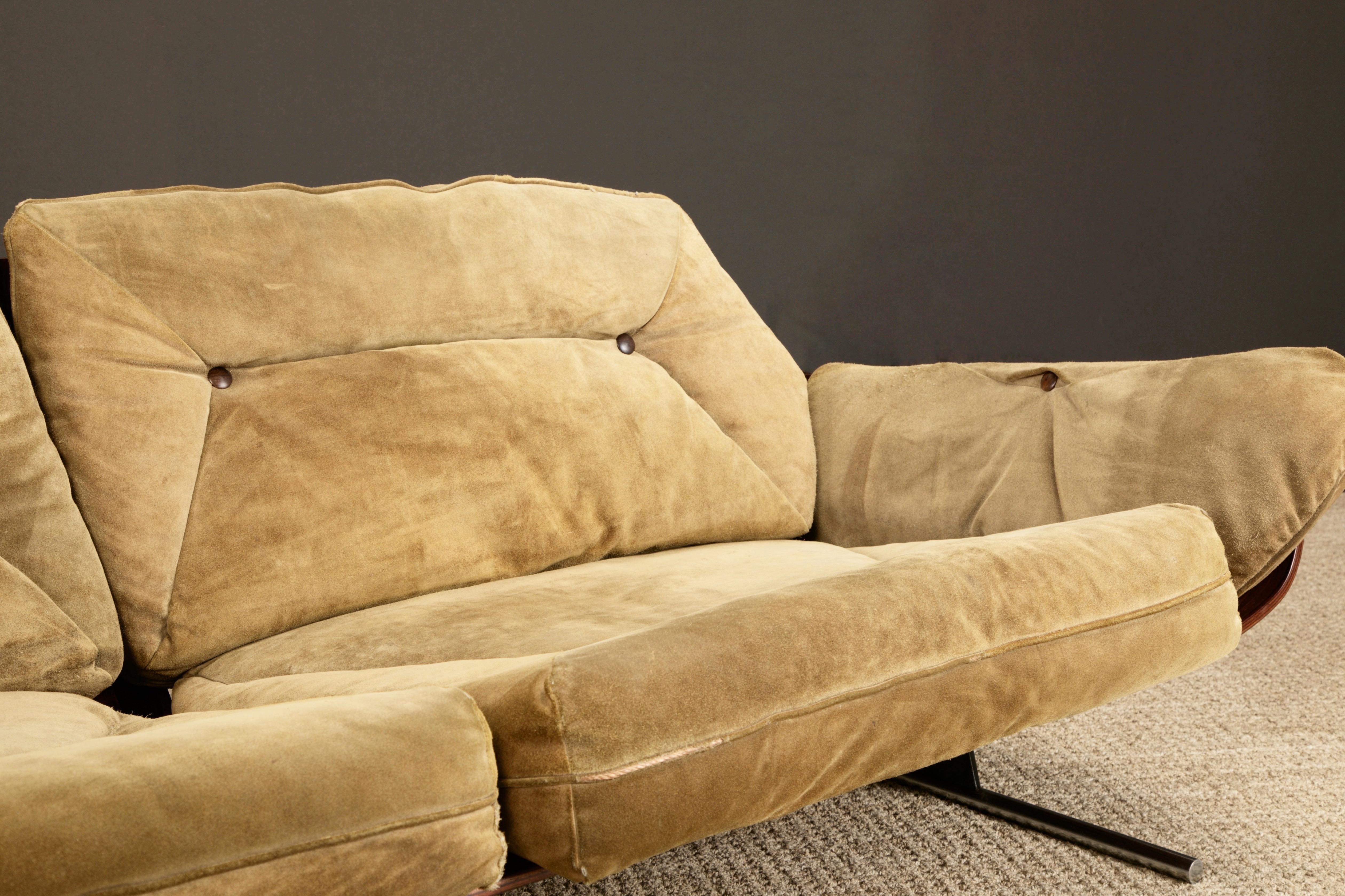 'Presidencial' Jacaranda Sofa by Jorge Zalszupin for L'Atelier Brazil, c. 1960 8