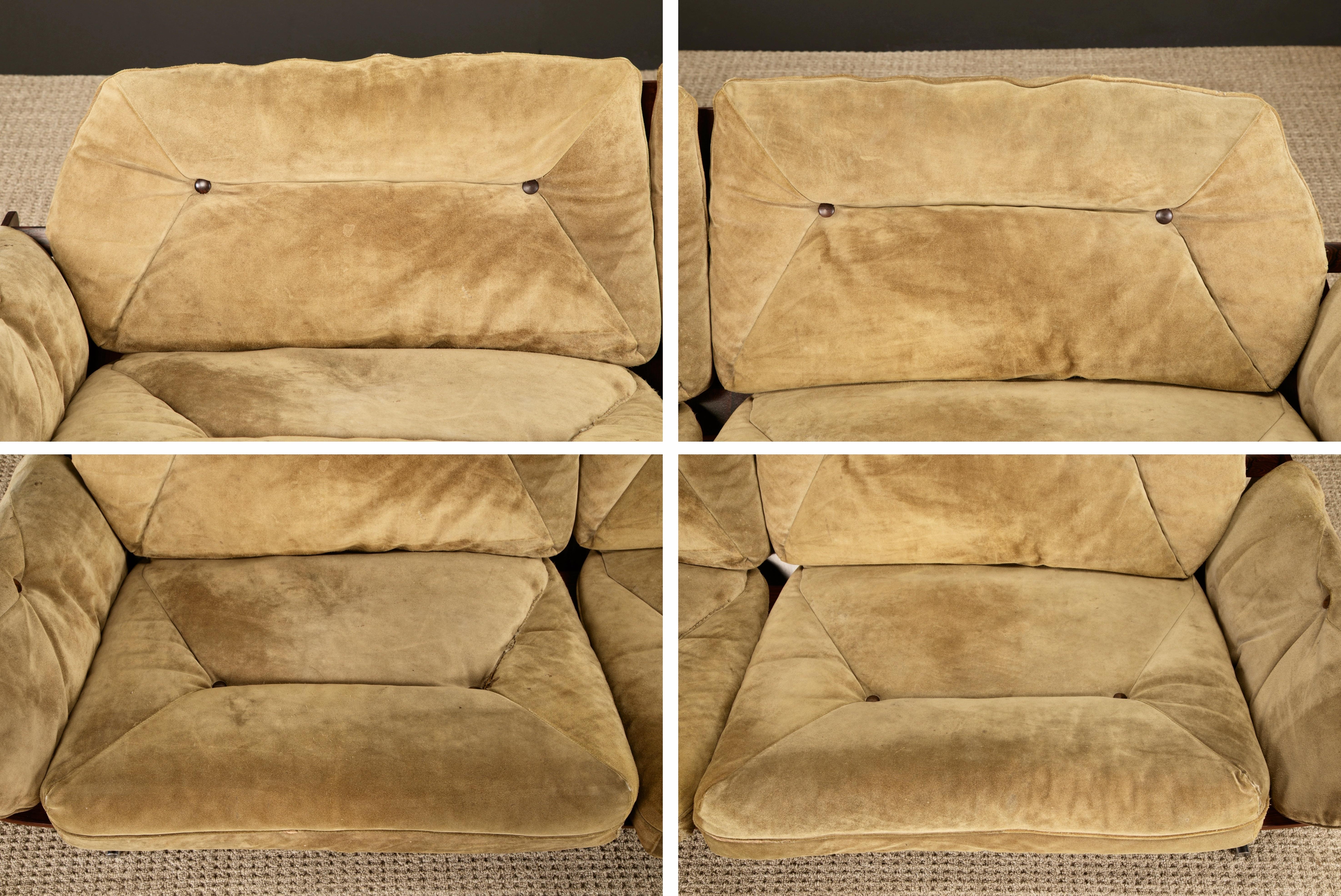 'Presidencial' Jacaranda Sofa by Jorge Zalszupin for L'Atelier Brazil, c. 1960 10