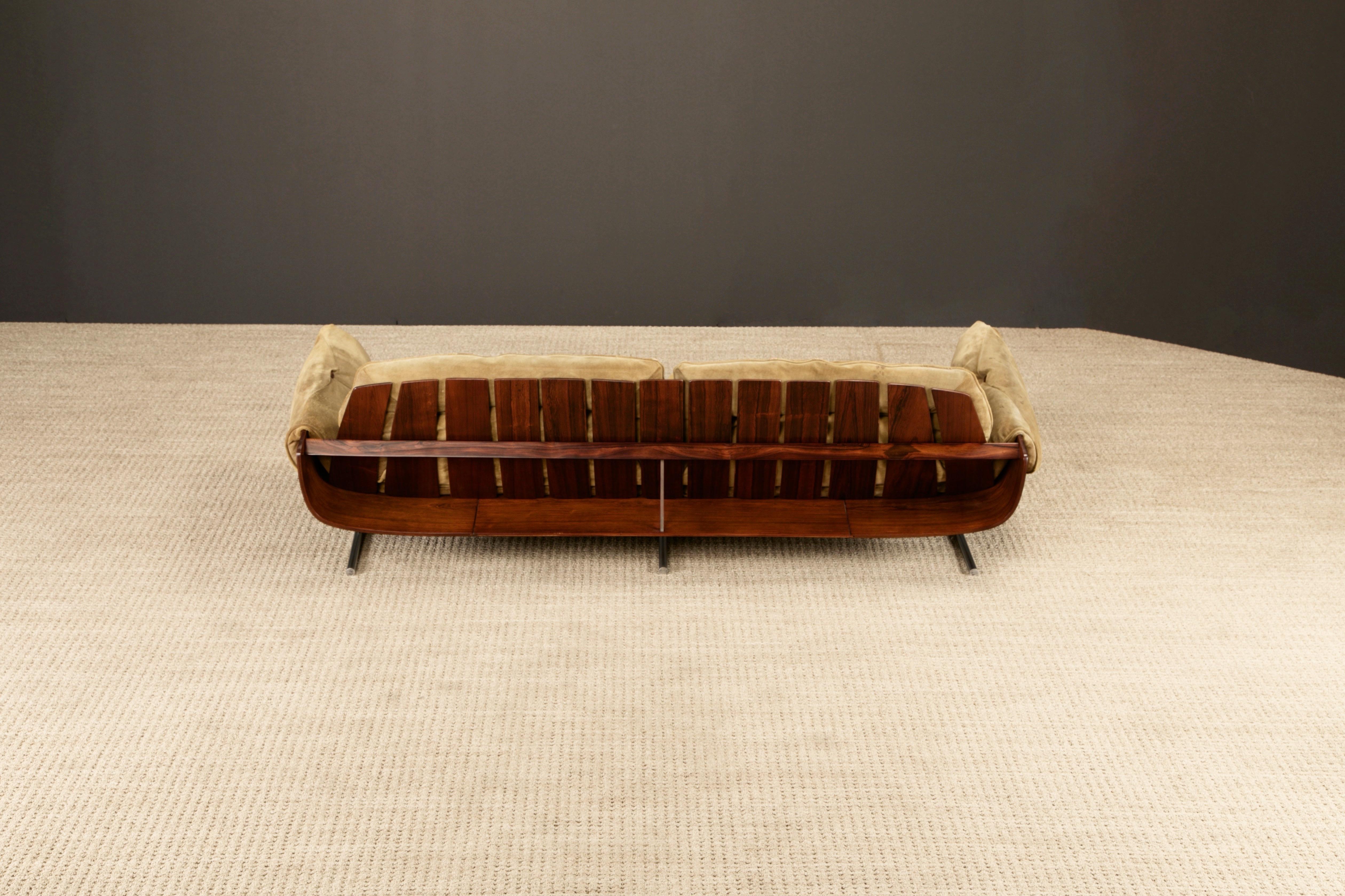 'Presidencial' Jacaranda Sofa by Jorge Zalszupin for L'Atelier Brazil, c. 1960 1