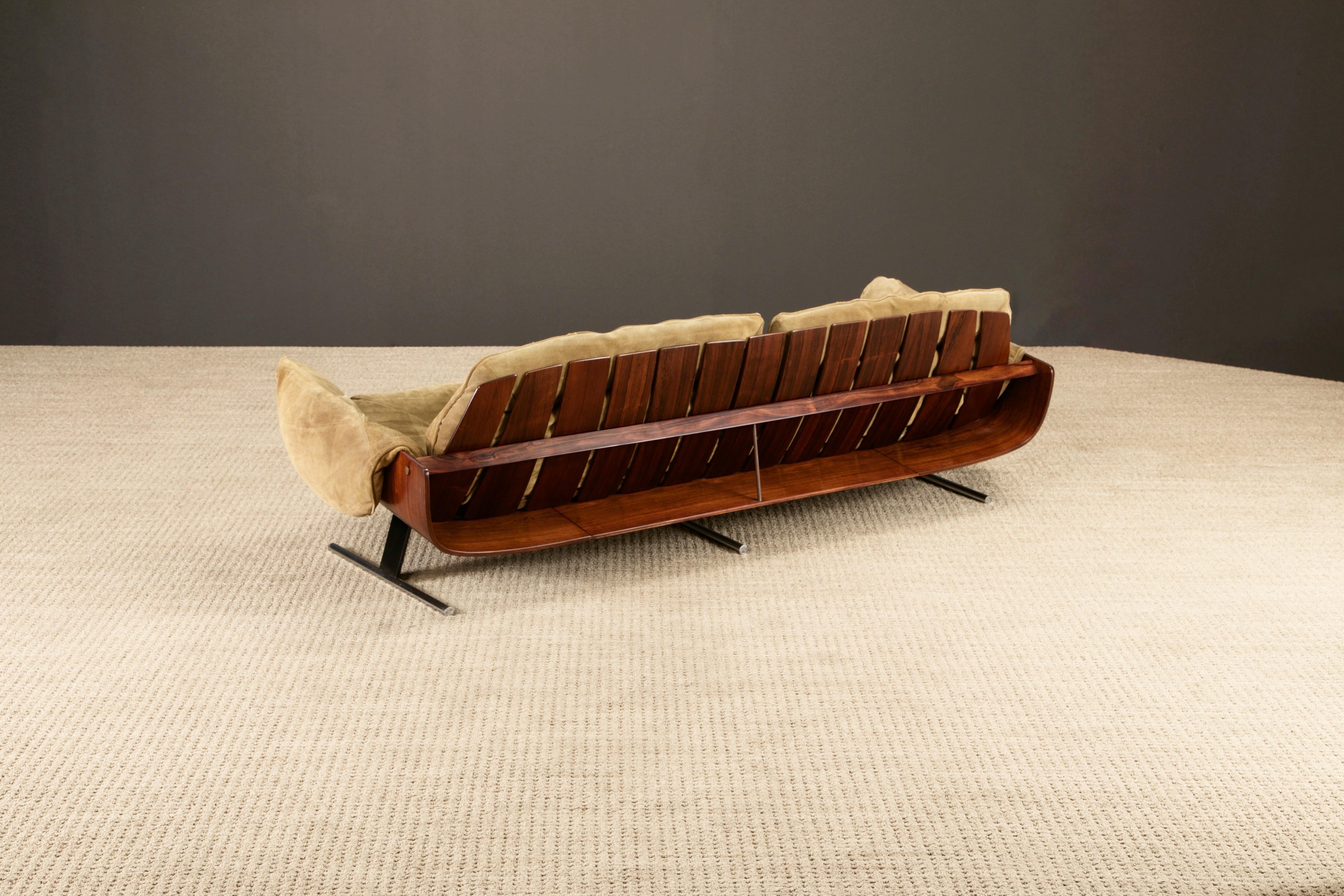 'Presidencial' Jacaranda Sofa by Jorge Zalszupin for L'Atelier Brazil, c. 1960 2