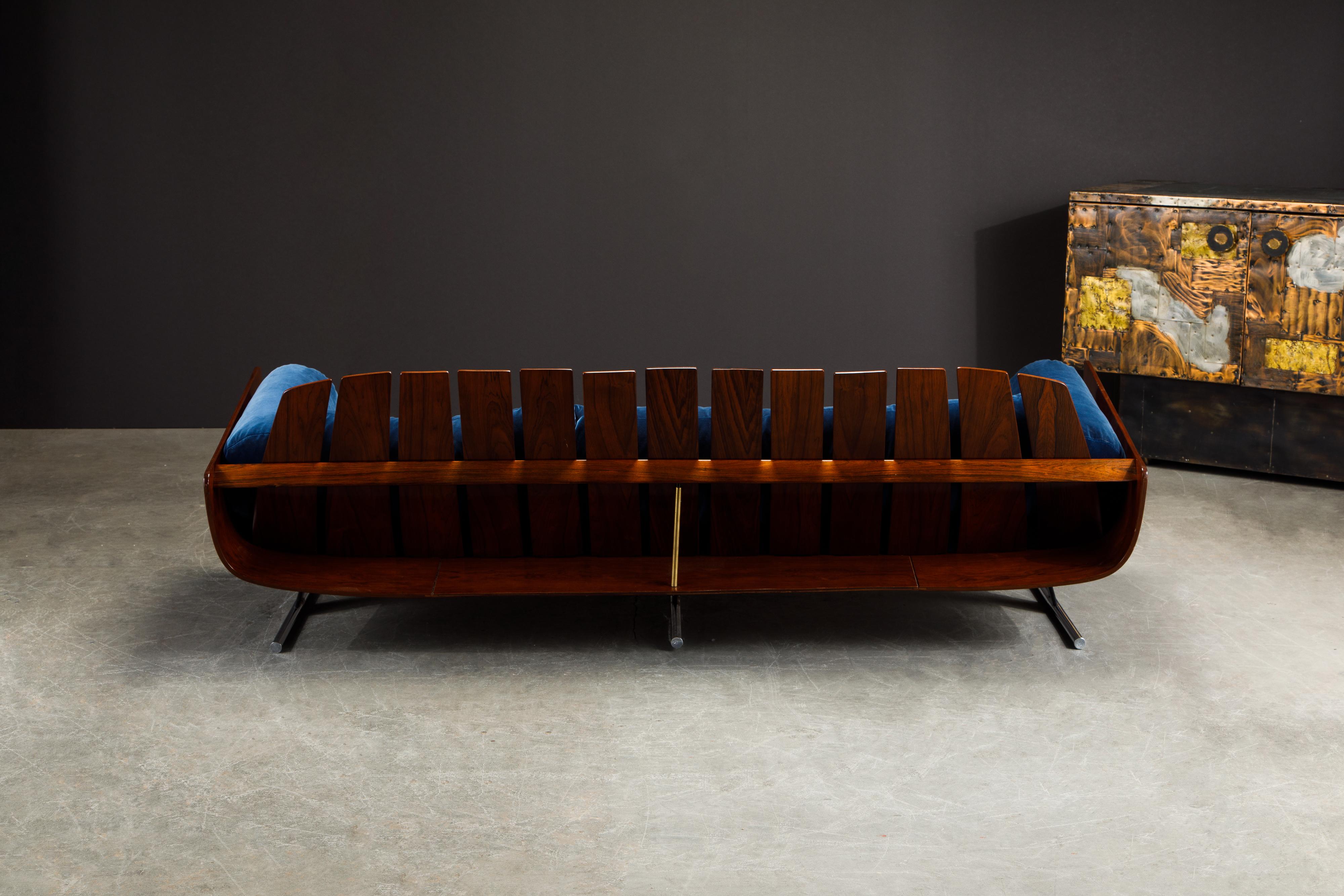 'Presidencial' Sofa by Jorge Zalszupin for L'Atelier Brazil, c. 1960, Signed 1