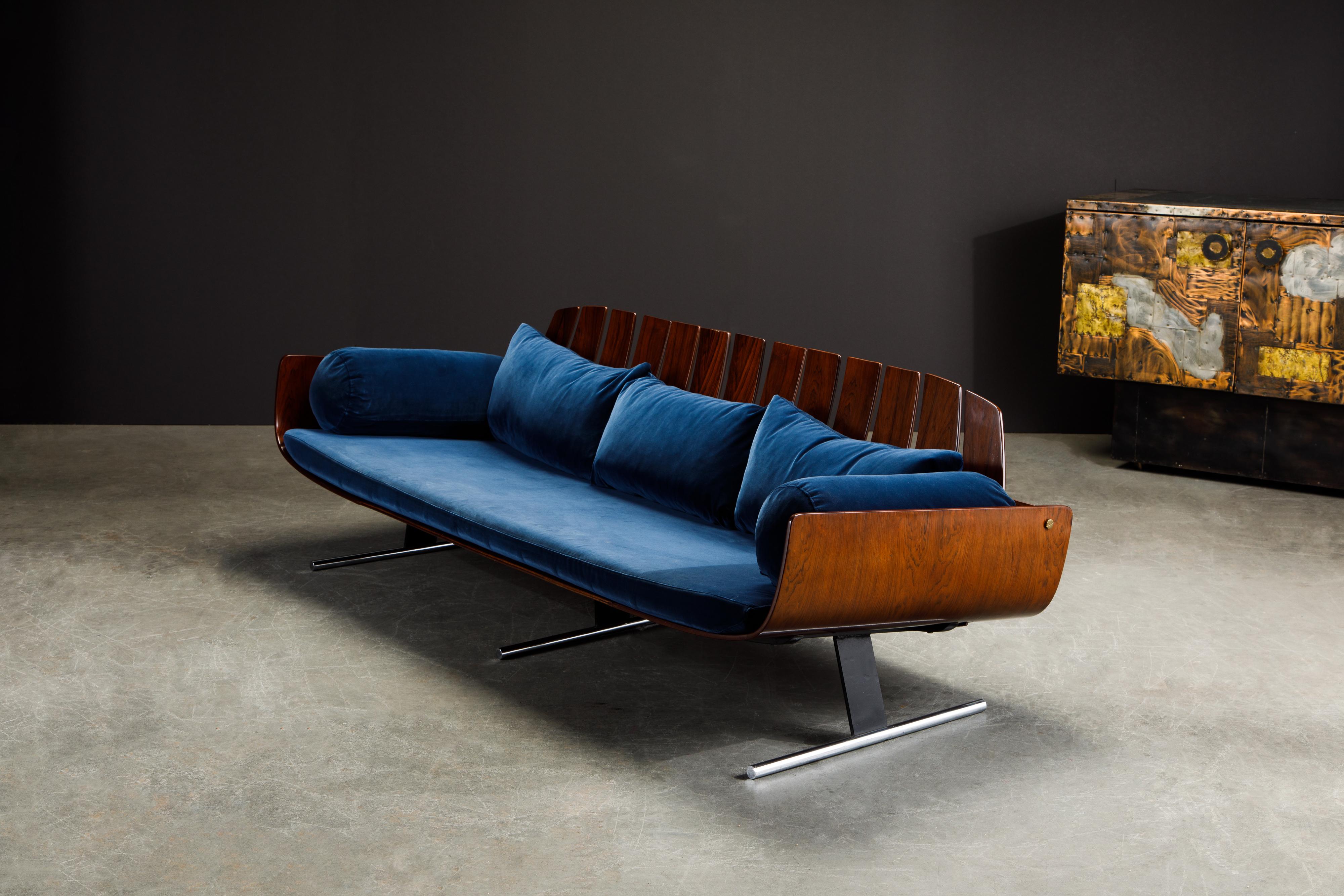 'Presidencial' Sofa by Jorge Zalszupin for L'Atelier Brazil, c. 1960, Signed 4