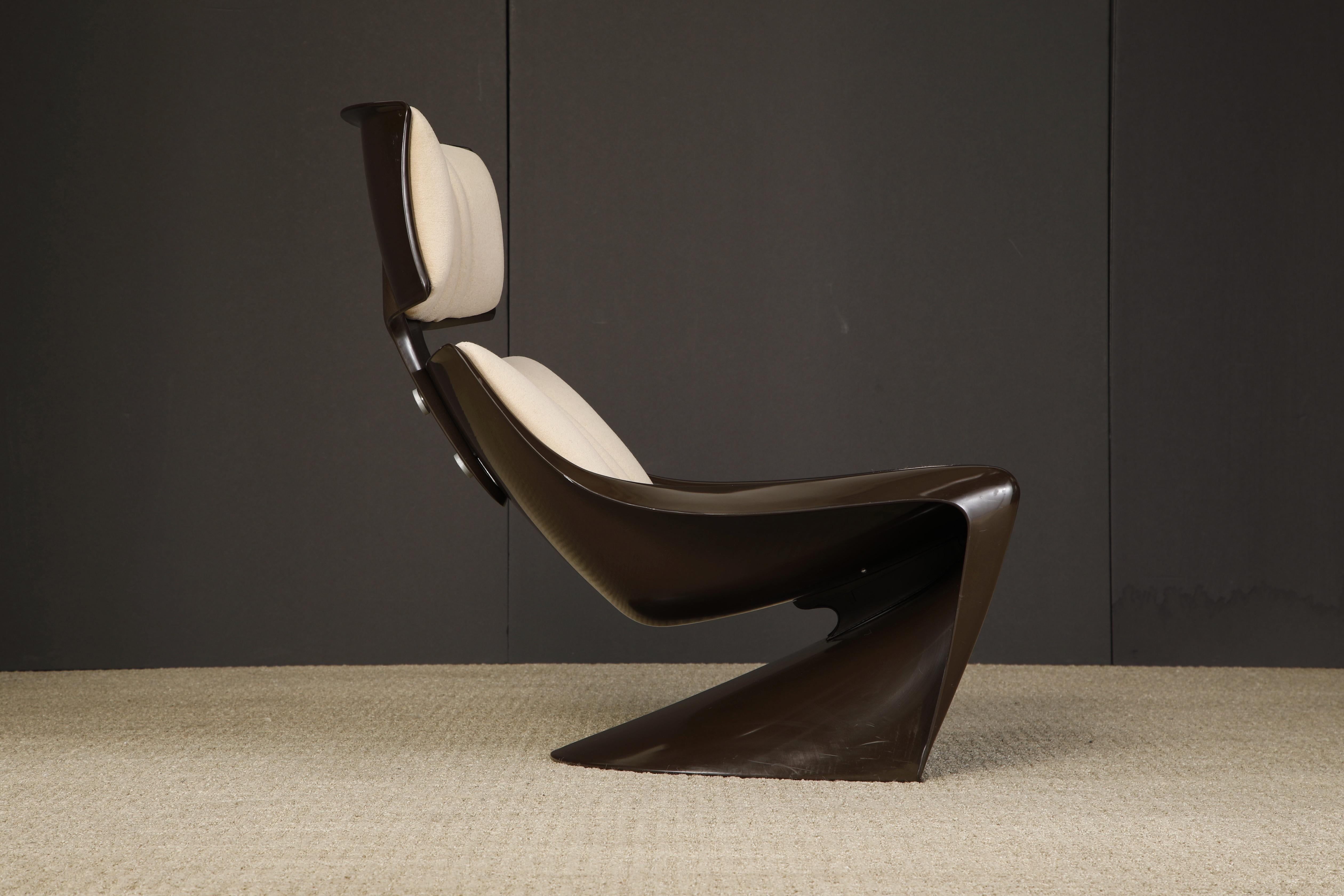 'President' Fiberglass Lounge Chairs by Steen Ostergaard for Cado, 1968, Signed 5