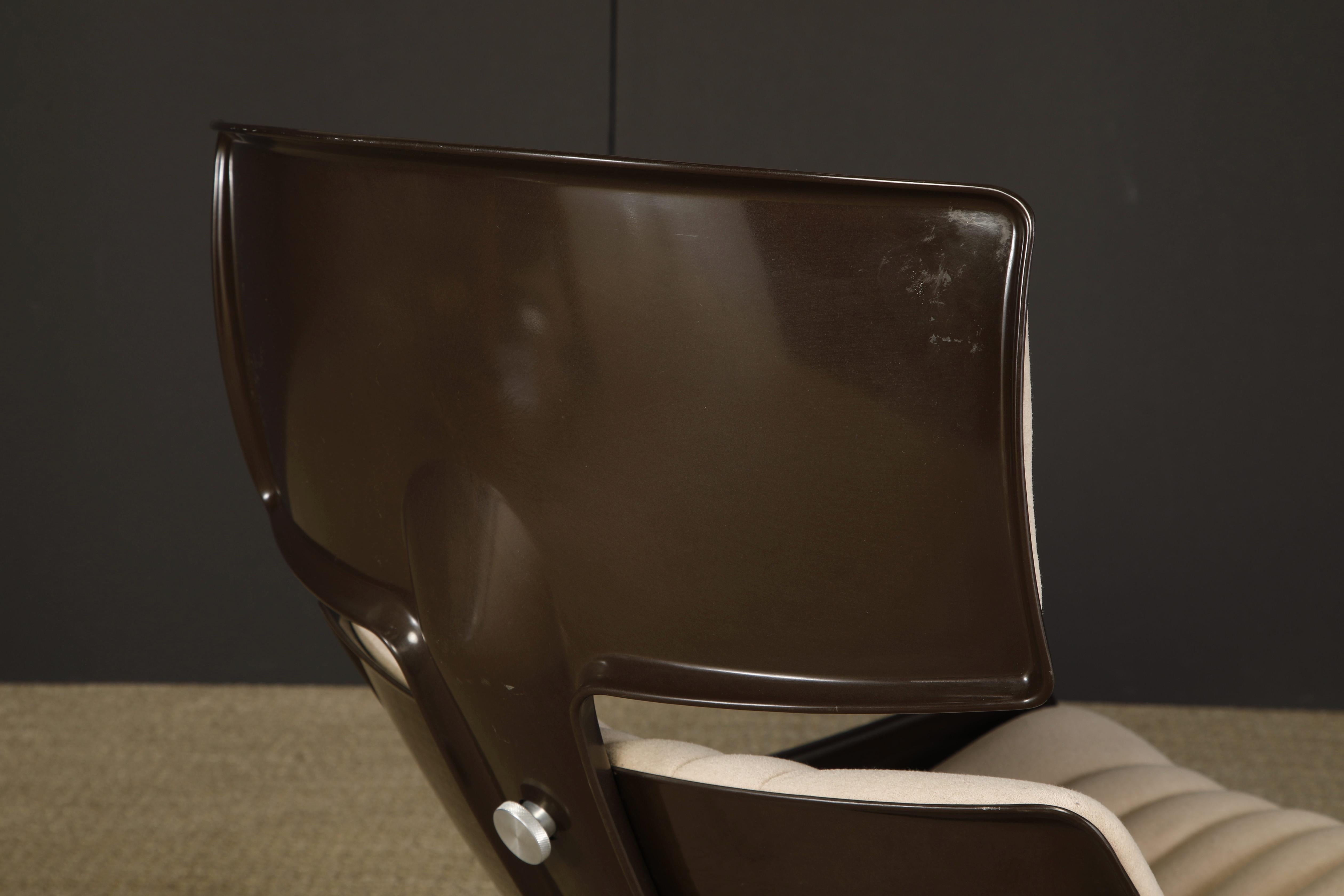 'President' Fiberglass Lounge Chairs by Steen Ostergaard for Cado, 1968, Signed 7