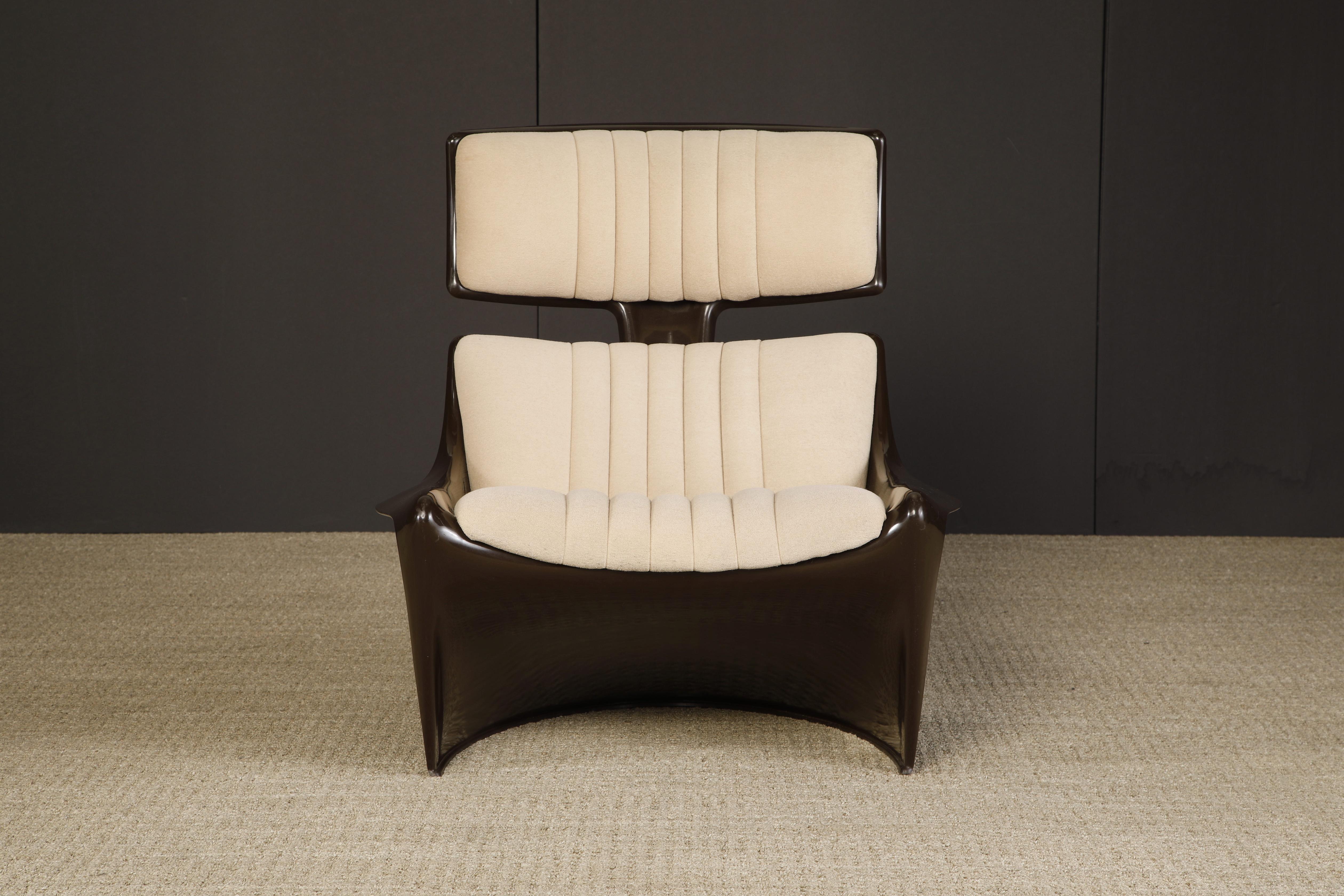 German 'President' Fiberglass Lounge Chairs by Steen Ostergaard for Cado, 1968, Signed