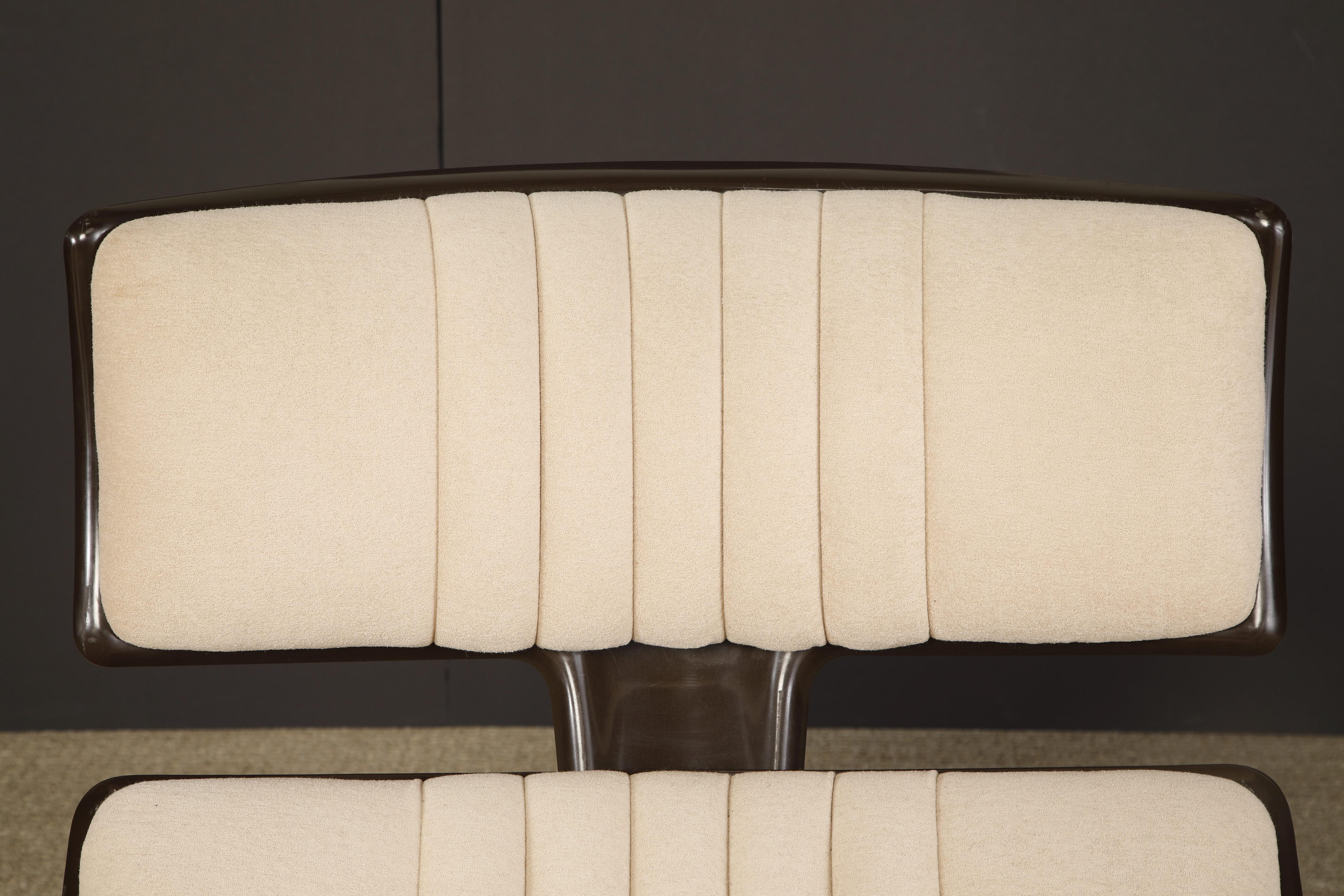 'President' Fiberglass Lounge Chairs by Steen Ostergaard for Cado, 1968, Signed In Good Condition In Los Angeles, CA