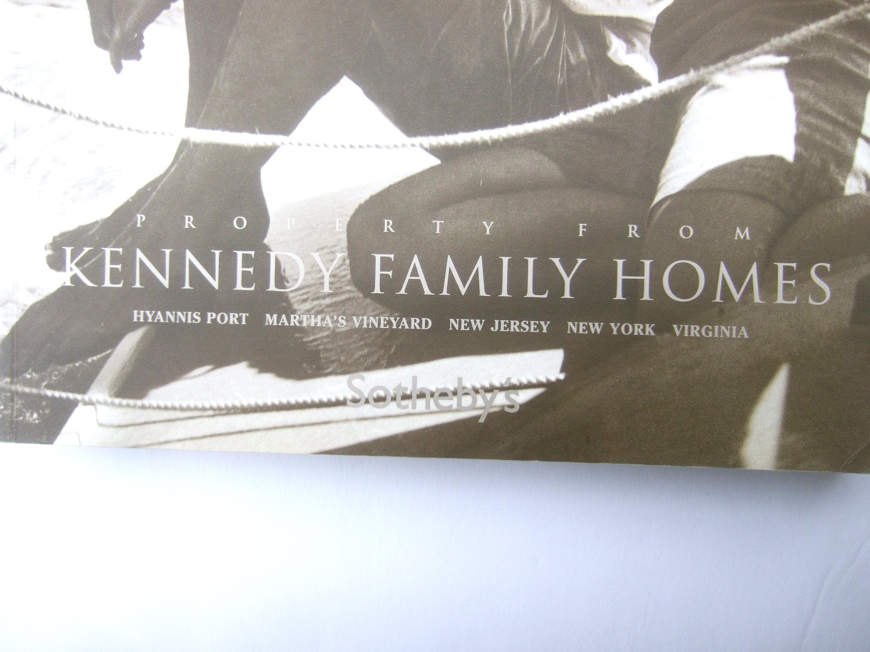 President & Jacqueline Kennedy's Sotheby's Family Homes Estate Catalog c 2005 For Sale 4