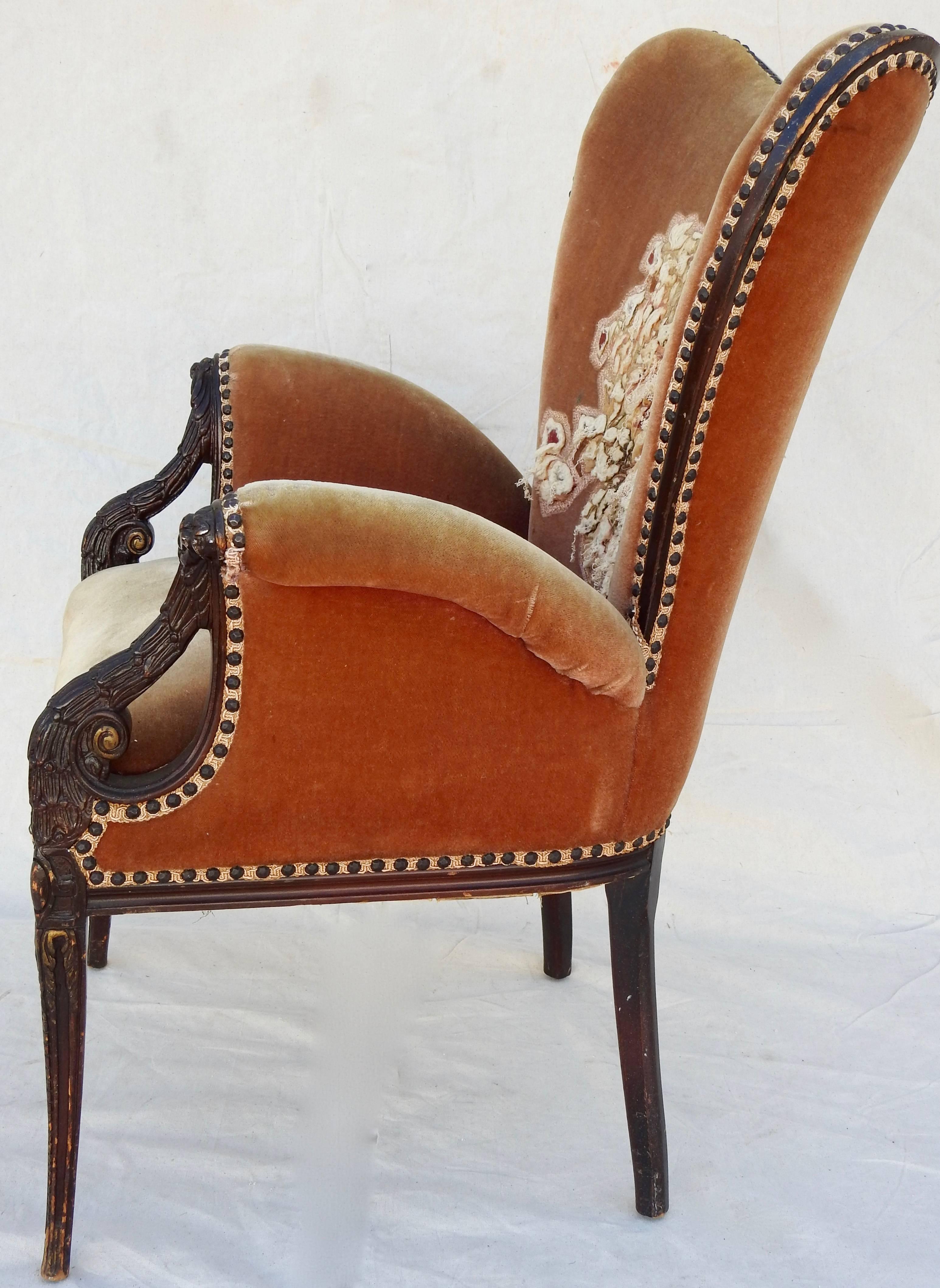 President James K. Polk Wingback Chair 5