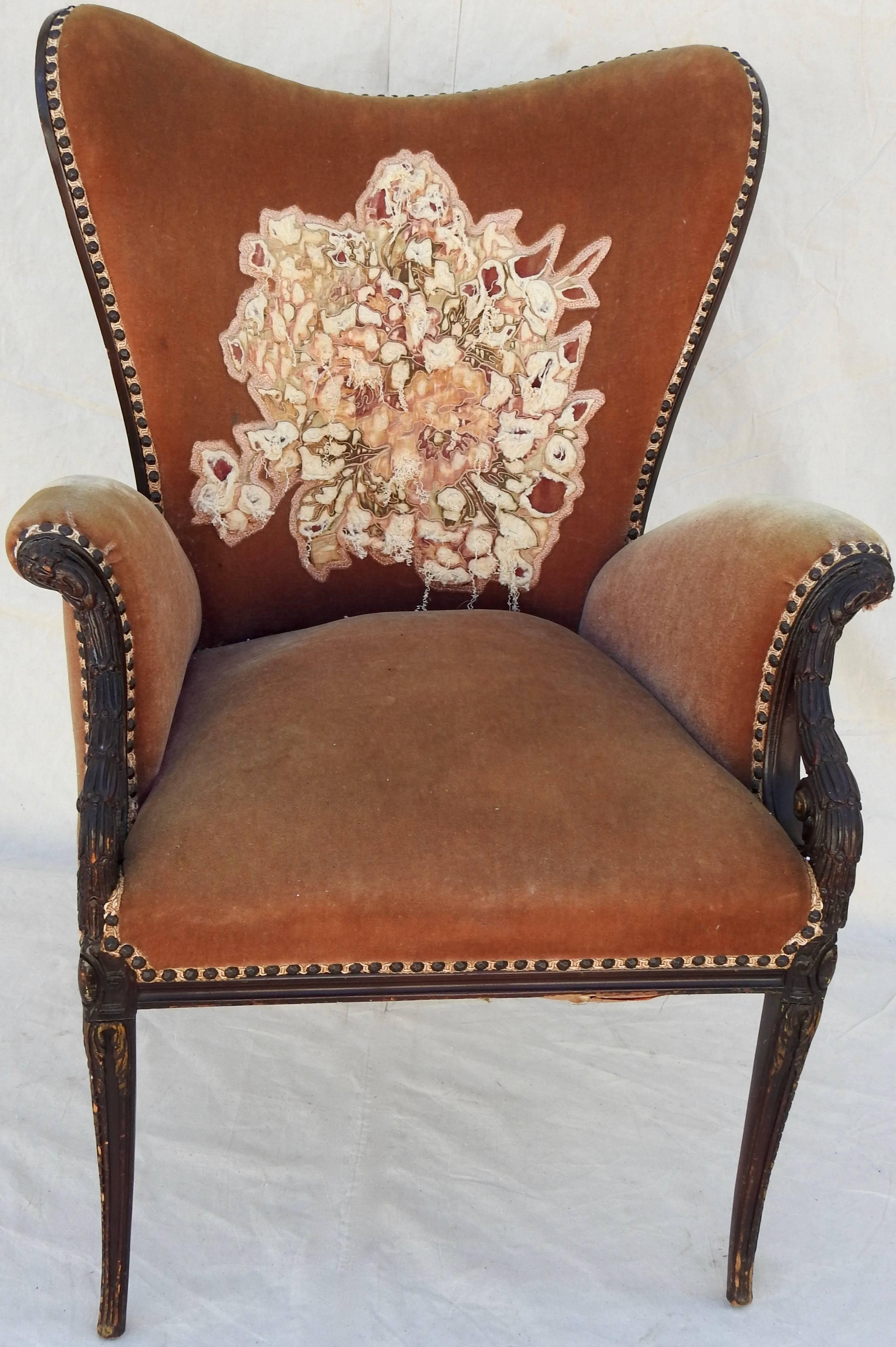 President James K. Polk Wingback Chair In Fair Condition In Cookeville, TN