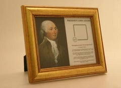 President John Adams Authentic Strand of Hair