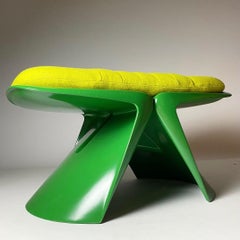 Chaise longue President avec ottoman par Steen Østergaard pour Cado:: Danemark:: 1970