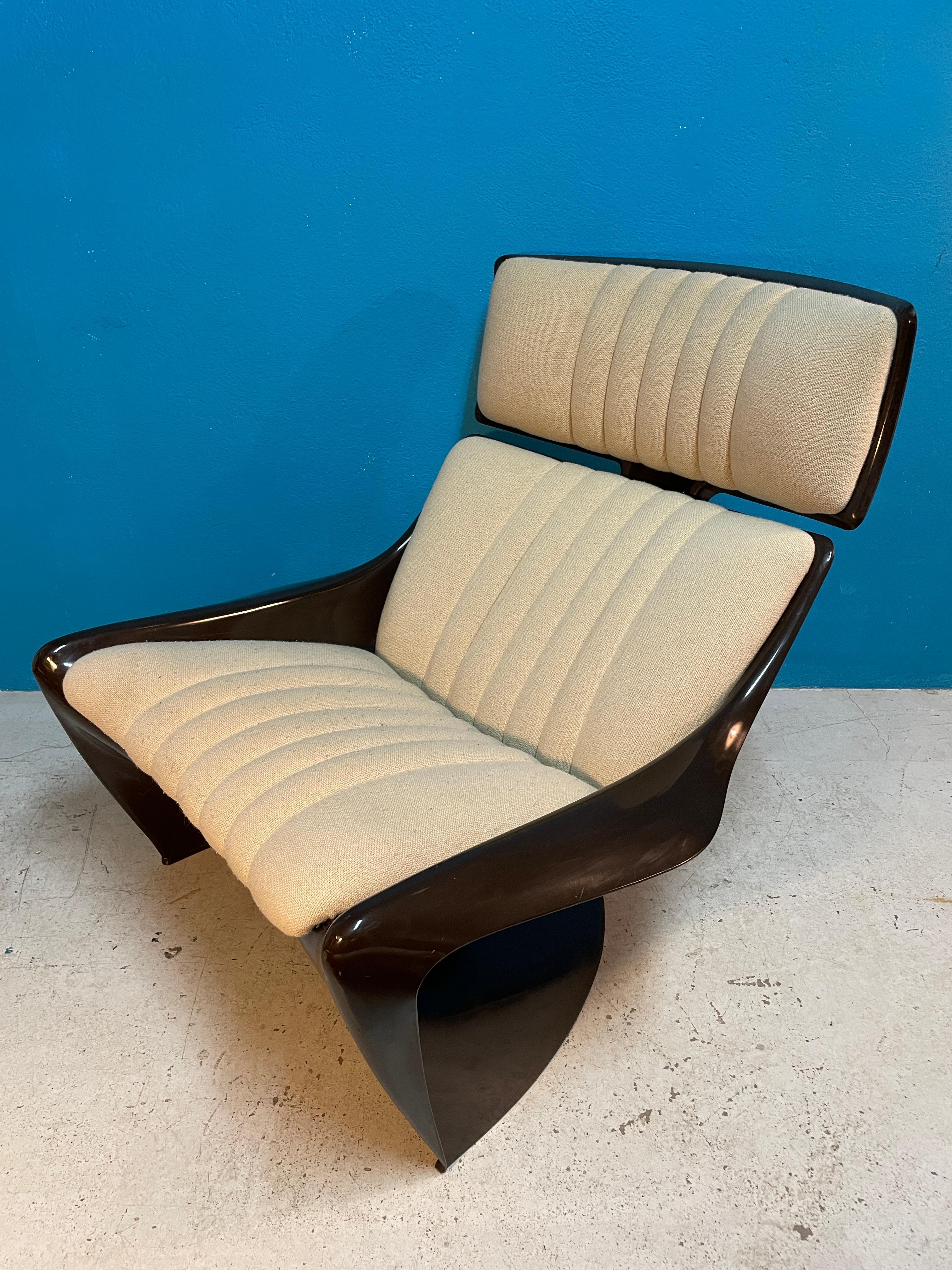 Mid-20th Century President Meteor Lounge Chair & Ottoman by Steen Ostergaard for Cado For Sale