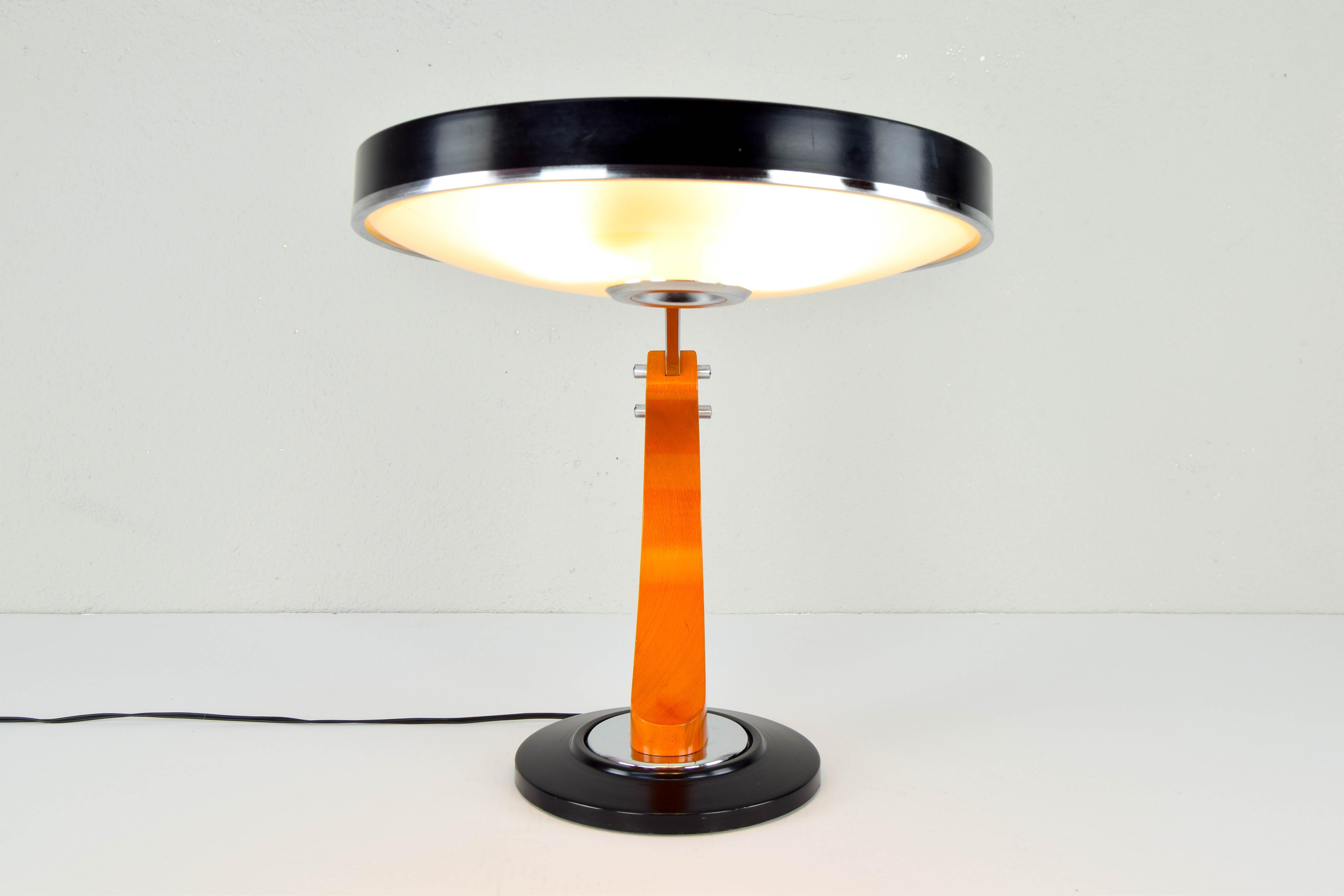 President Mid Century Spanish Modern Desk Lamp Maof Post Fase, 1970 3