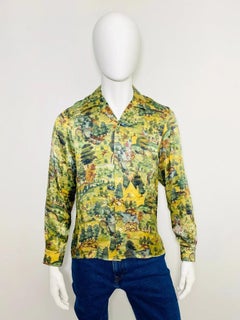 President Silk Mughal Print Shirt