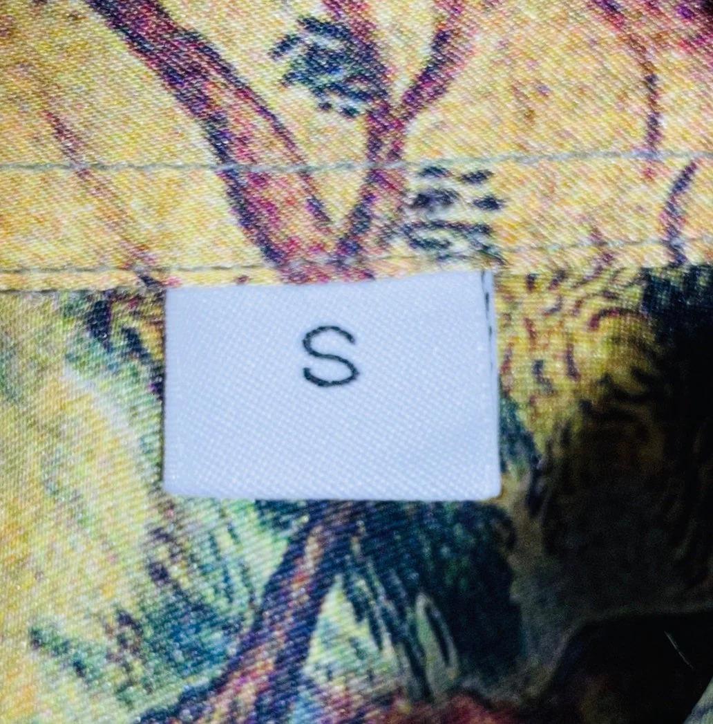 Uomo Camicia President in seta con stampa Mughal in vendita