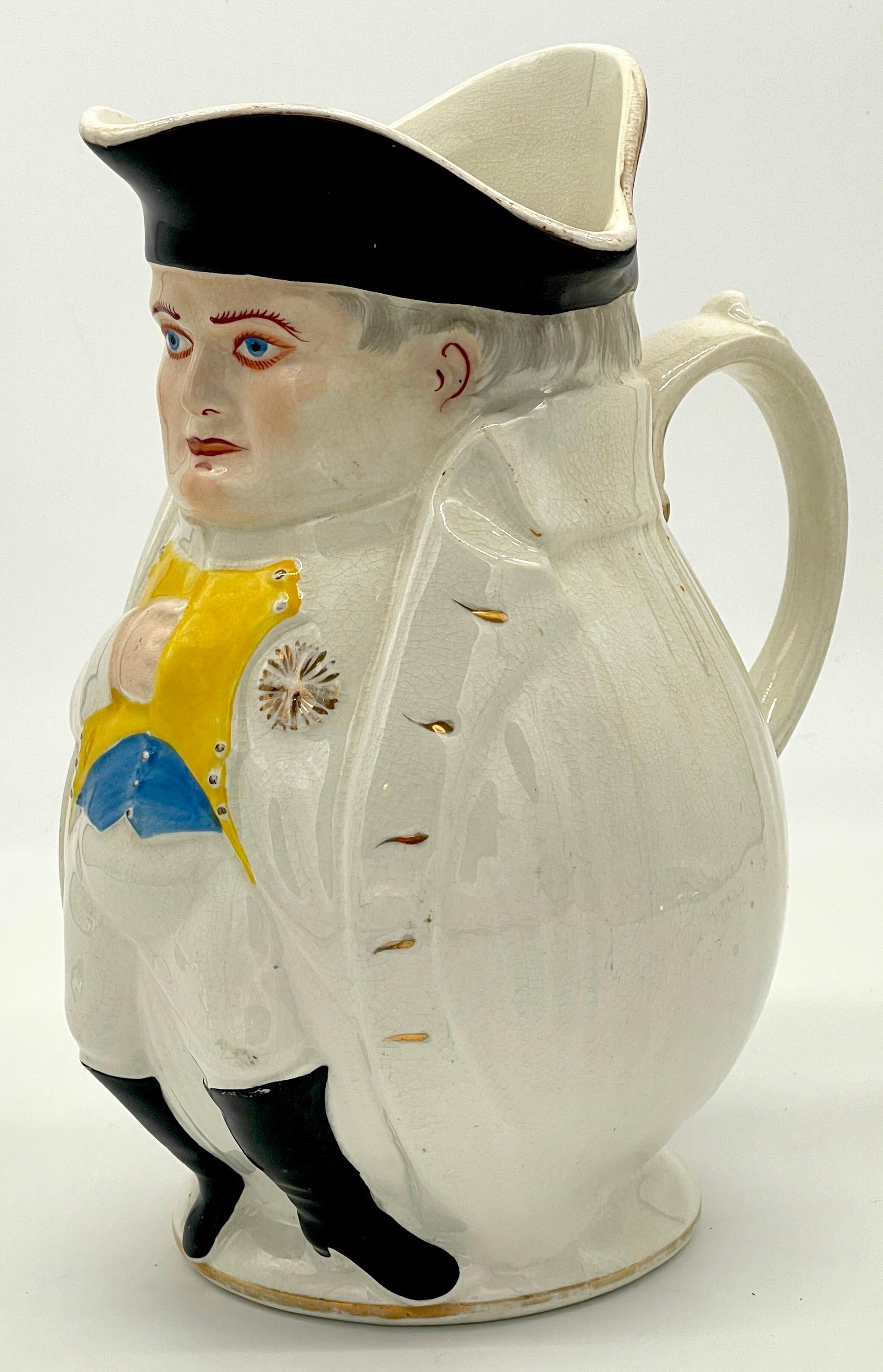 President William McKinley as Napoleon Large Toby Mug, by Morris & Willmore In Good Condition For Sale In West Palm Beach, FL