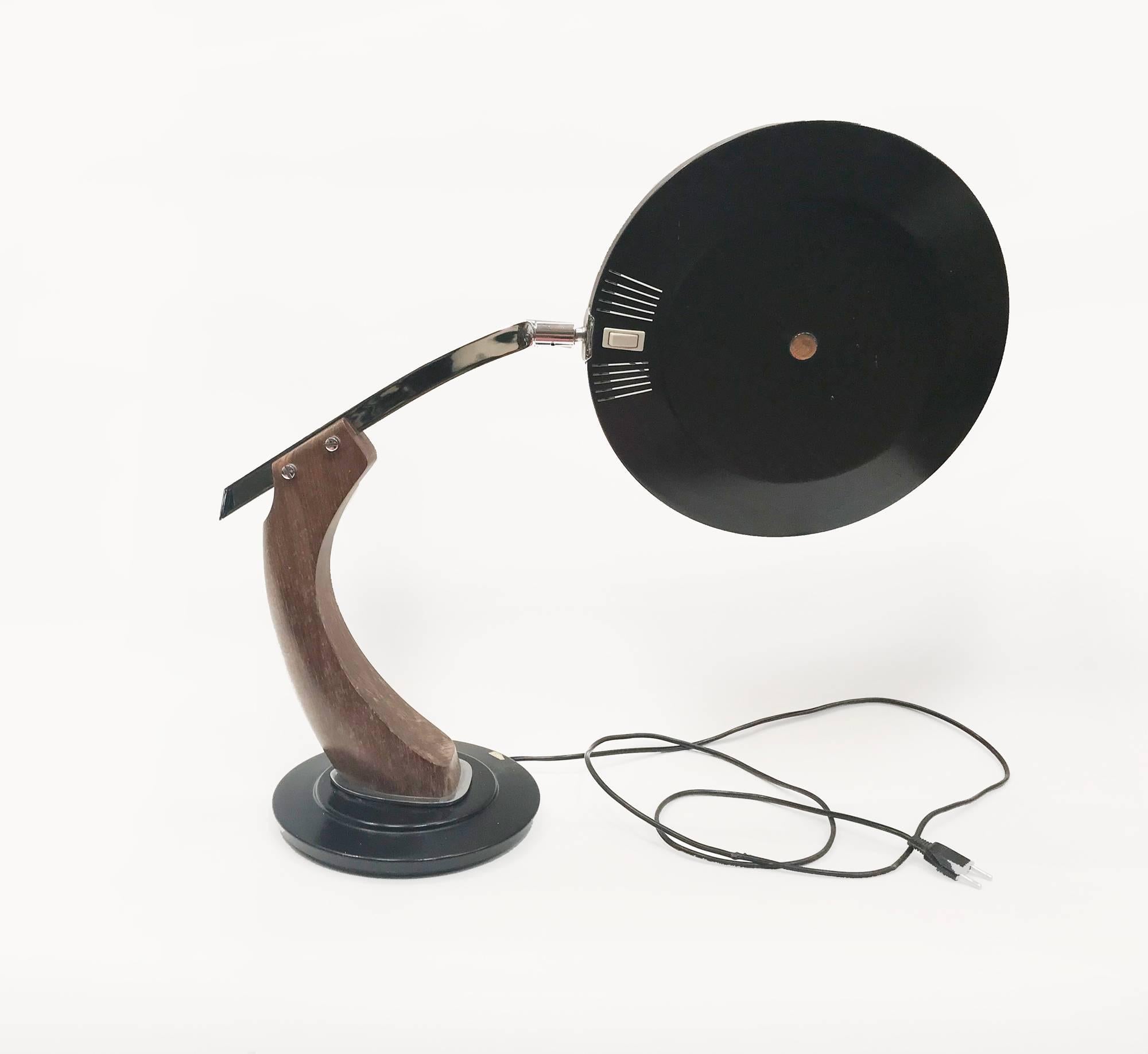Lacquered Presidente Desk Lamp from Fase, 1960s