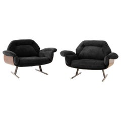 Presidential-Sessel, brasilianisches Design von Jorge Zalszupin, Palisanderholz, um 1959