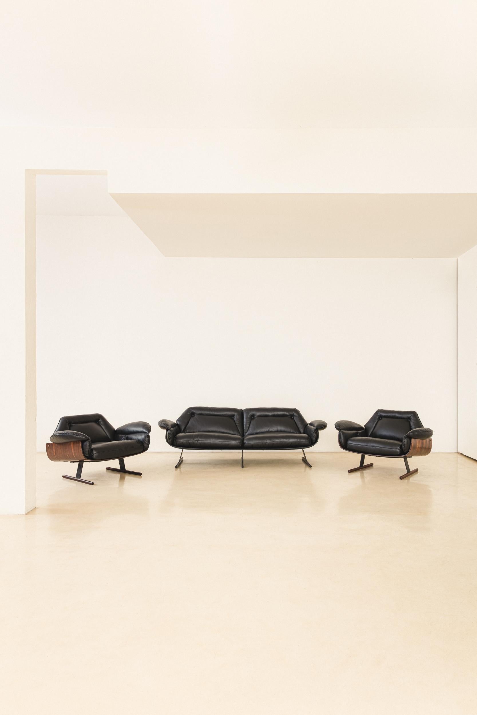 Sofá Presidencial, diseñado por Jorge Zalszupin en los años 50 en venta 5