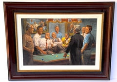 'Callin the Red' Giclée on Canvas by Andy Thomas