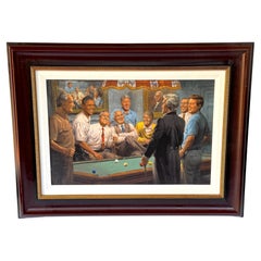 'Callin the Red' Giclée su tela di Thomas Thomas