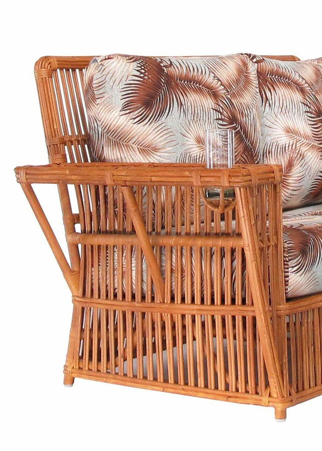 Presidents Stick Reed Rattan Nantucket 3 Seat Sofa For Sale 1