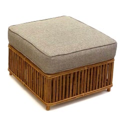 Presidents Stick Reed Rattan Nantucket Ottoman Footstool