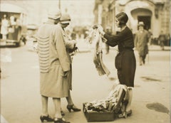 Paris during the Great Depression circa 1930  - Silver Gelatin B & W Photography