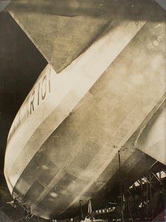 Antique Construction of the Airship R101 Silver Gelatin Black and White Photography