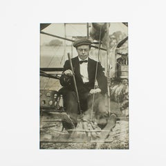 British Aeronaut EWC Perry circa 1910, Silver Gelatin B and W Photography by ROL