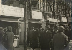 Mostra di antiquariato a Parigi, 1927, fotografia alla gelatina d'argento in bianco e nero
