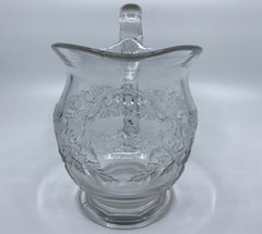 Oak Leaf and Acorn Glass Pitcher