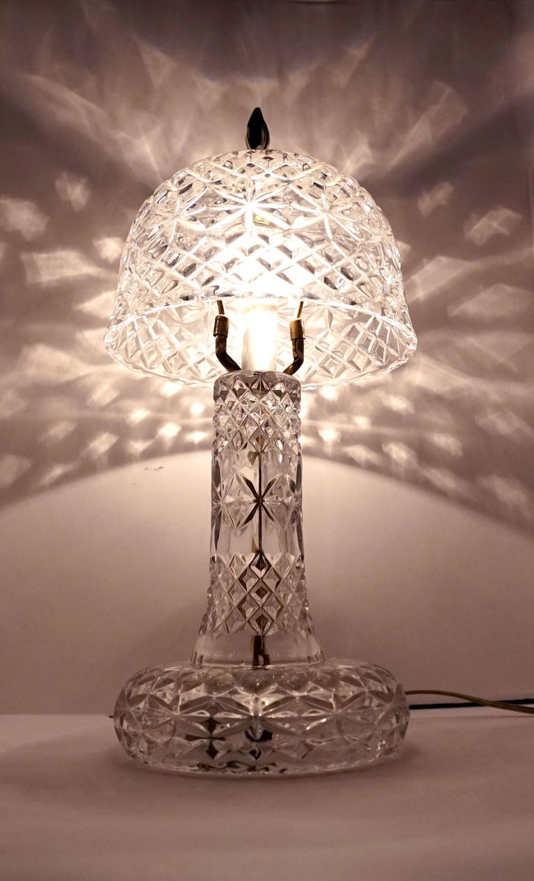 Vintage crystal lamp shade hot sale