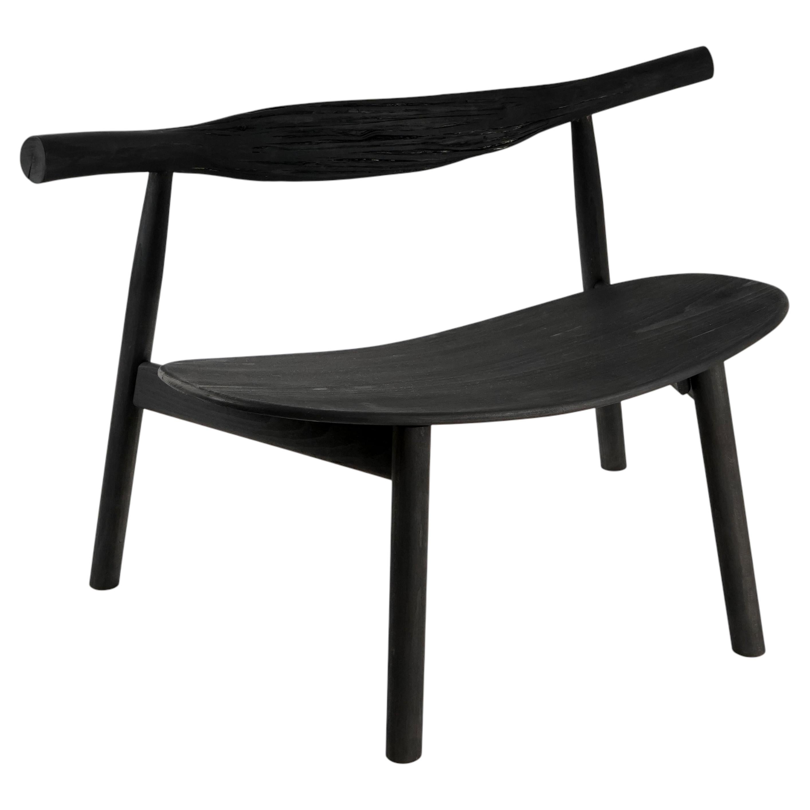 Pressed Wood Low Chair by Johannes Hemann For Sale