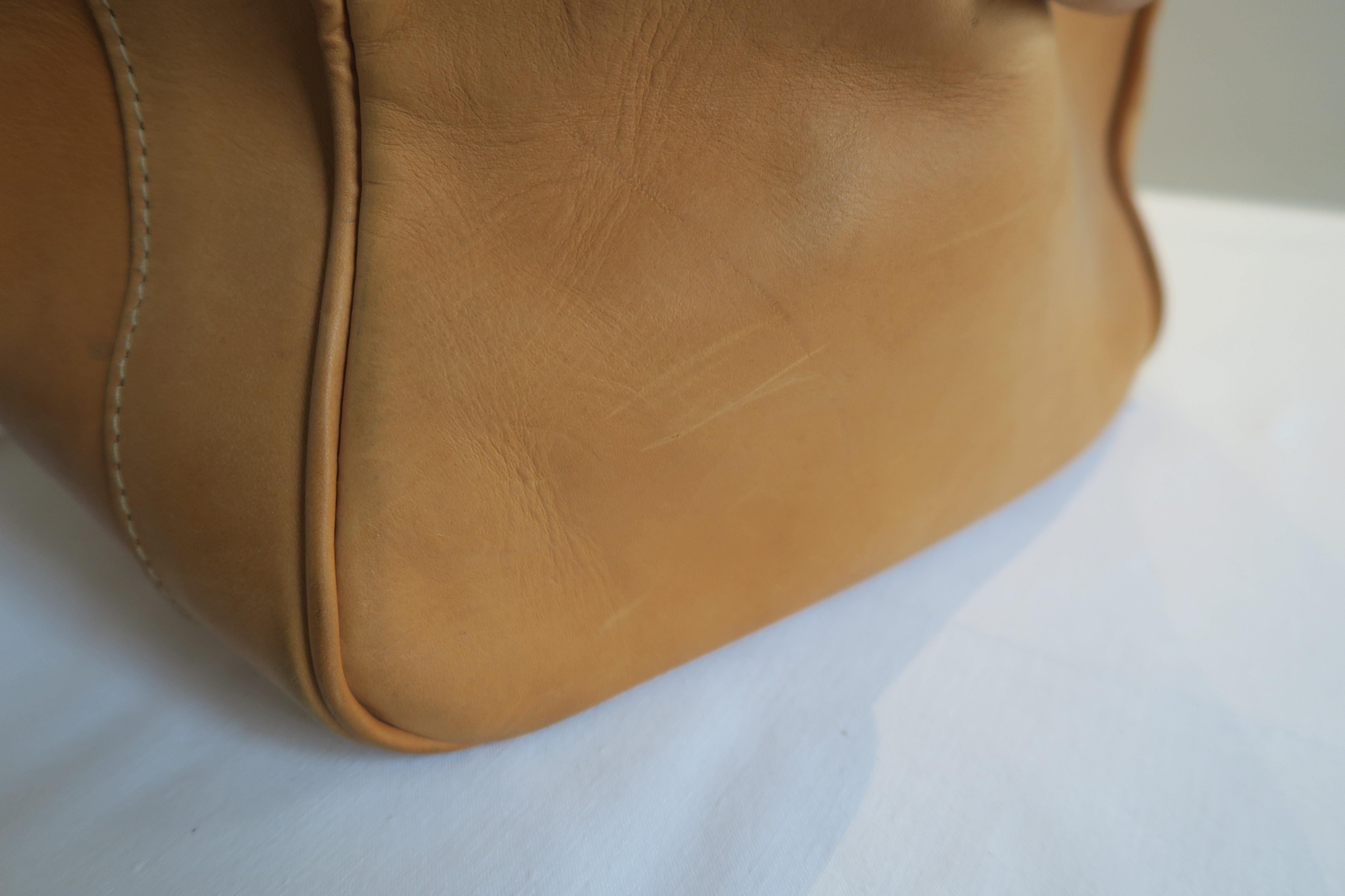 Presteen Zustand Leder Weekender Tasche im Stil von Carl Auböck im Zustand „Gut“ im Angebot in Vienna, AT