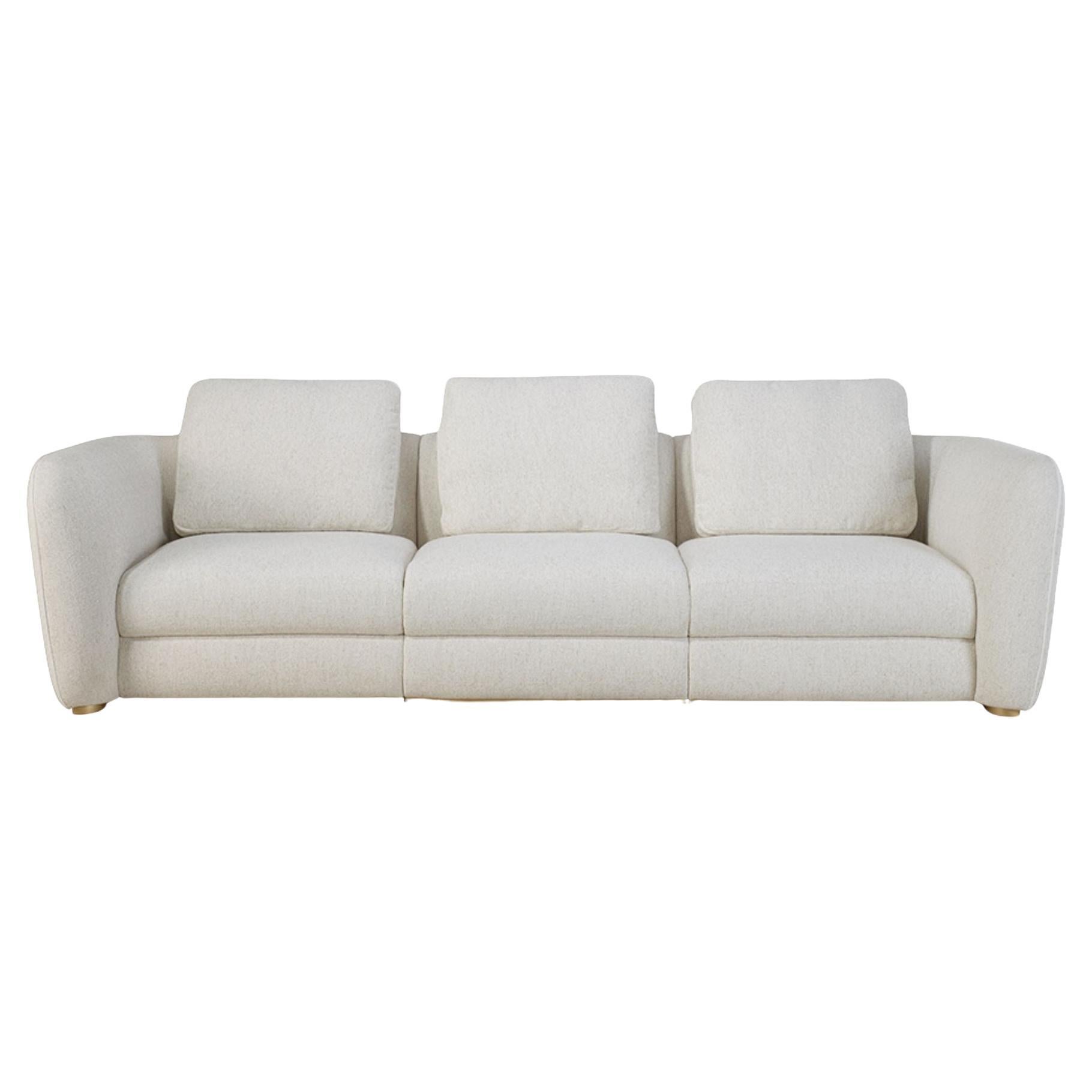 PRESTIGE Modern Modular Sofa with Sculptural Lines and Luxe Upholstery