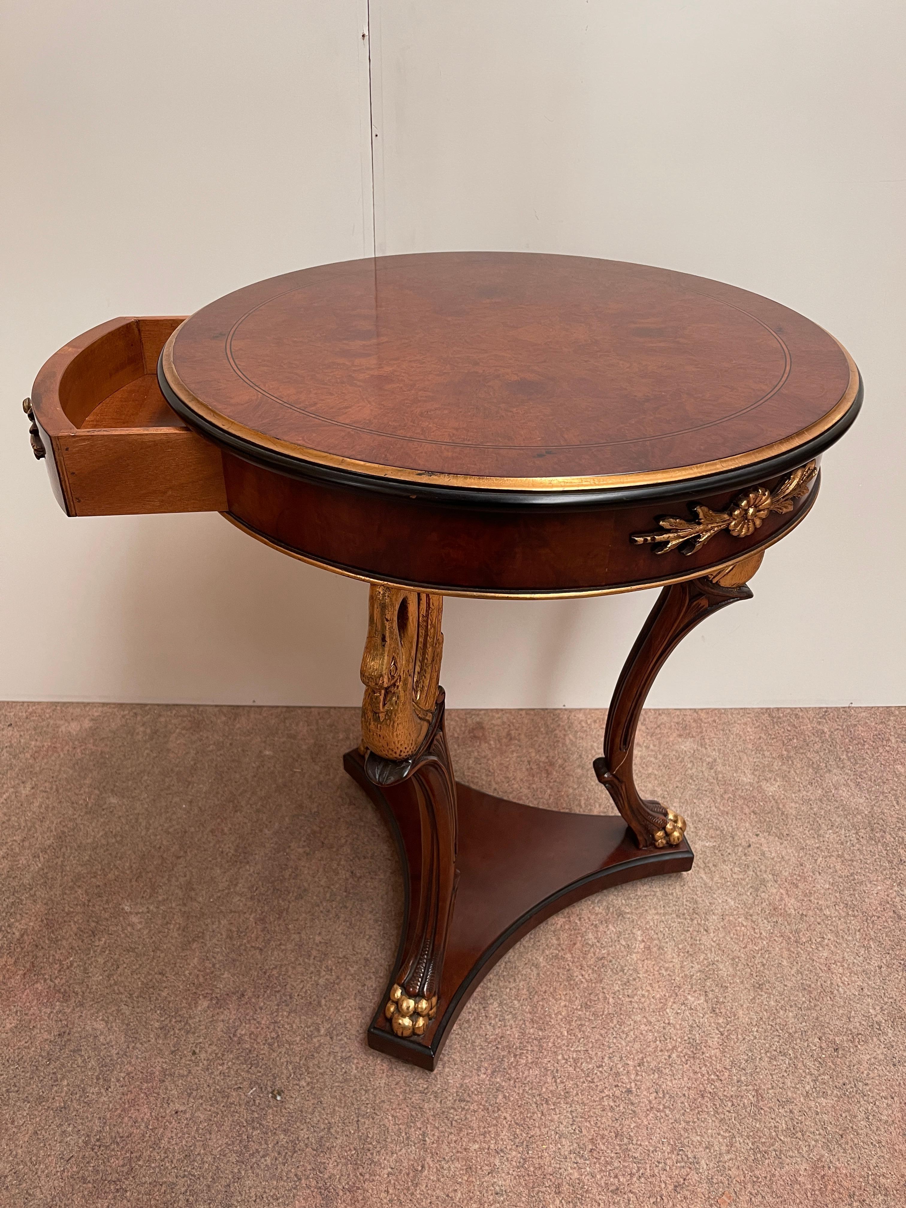 Prestigious 1980s French-style carved wood Italian coffee table For Sale 9