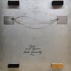 "Portal", Brushed and Polished Steel Wall Hanging by Preston Abernathy