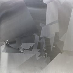 "Portal", Brushed and Polished Steel Wall Hanging by Preston Abernathy