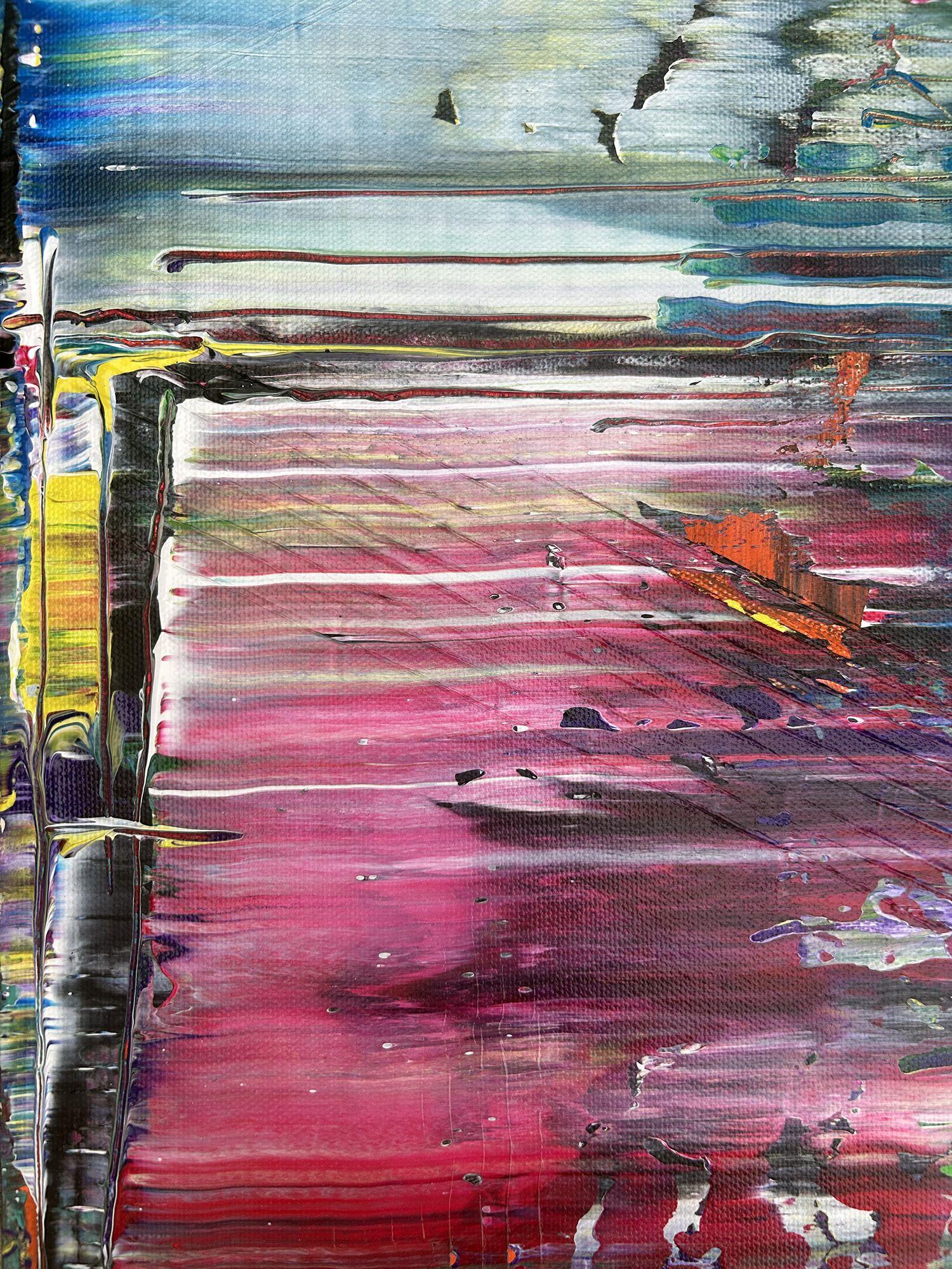 Coming Apart at the Seams, Painting, Acrylic on Canvas For Sale 1