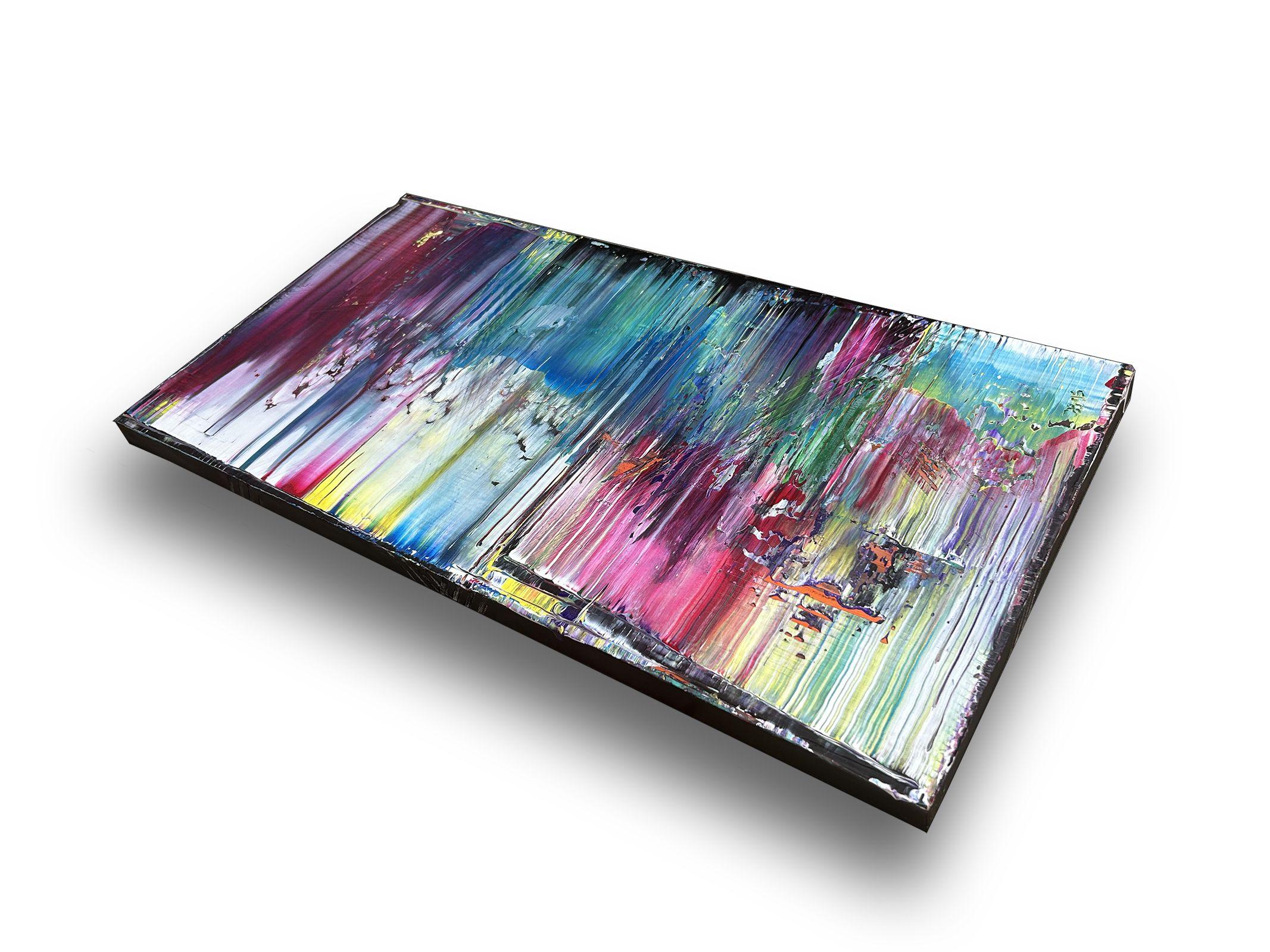 Coming Apart at the Seams, Painting, Acrylic on Canvas For Sale 2