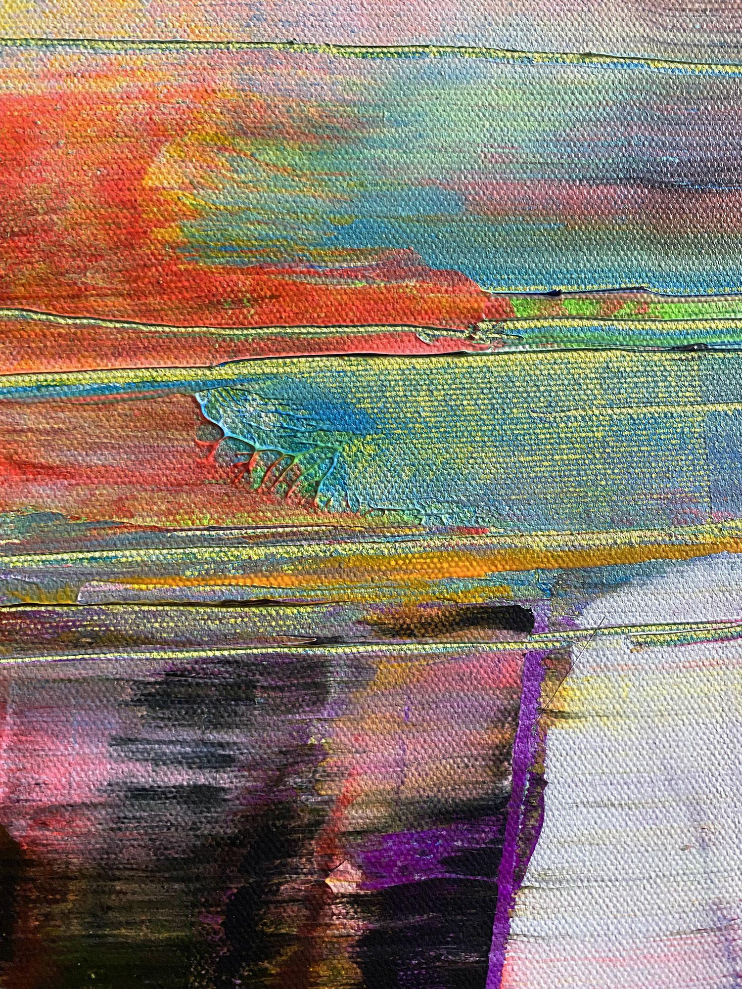 Si tratta di un quadro acrilico astratto PMS moderno e di grandi dimensioni che farà bella mostra di sé in casa o in ufficio. Questo pezzo ha un'estetica matura e moderna. Questo pezzo è complesso ed emotivo. I colori si mescolano e si