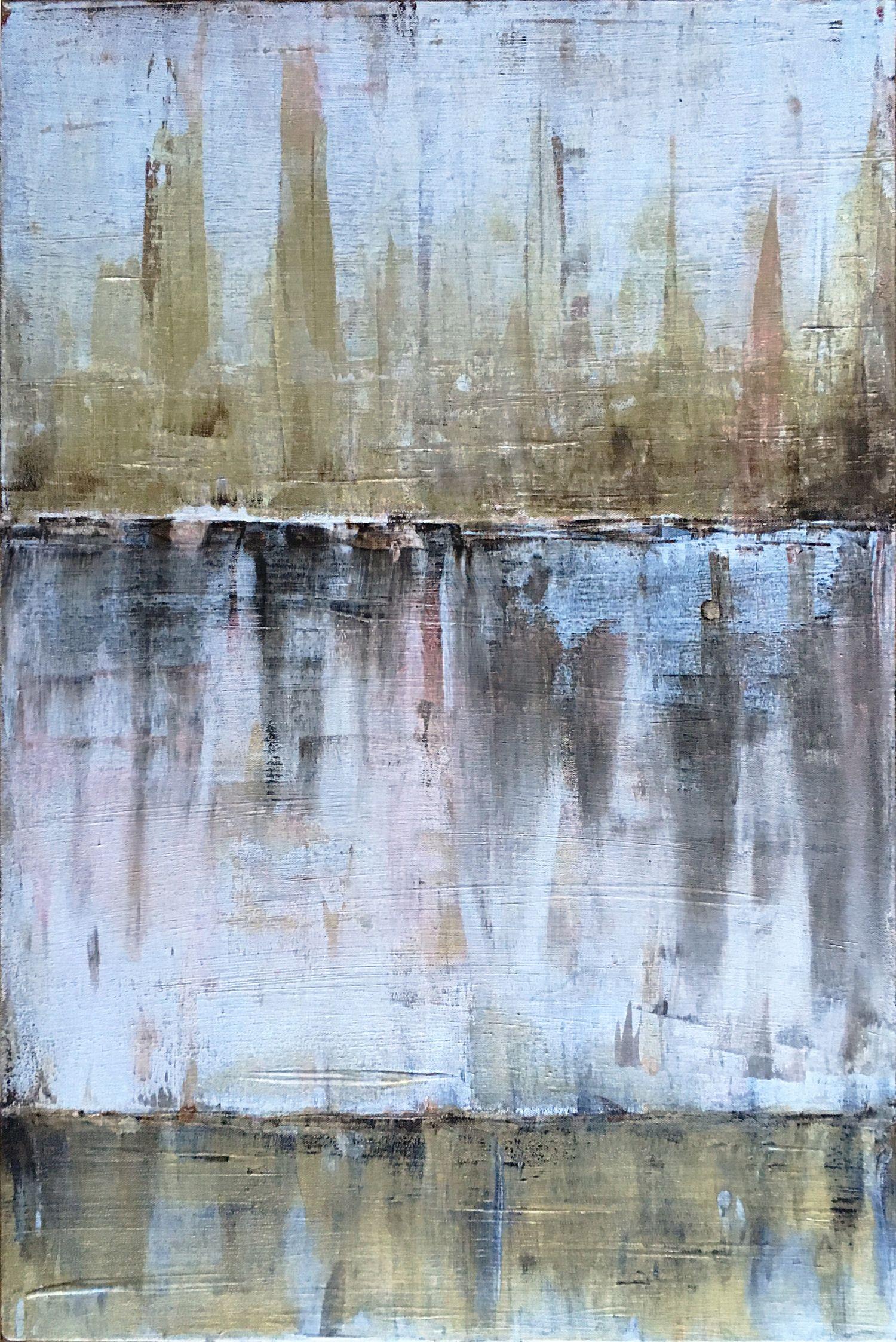 Abstract Painting di Preston M. Smith (PMS) - Oldie d'oro, Pittura, Acrilico su tela