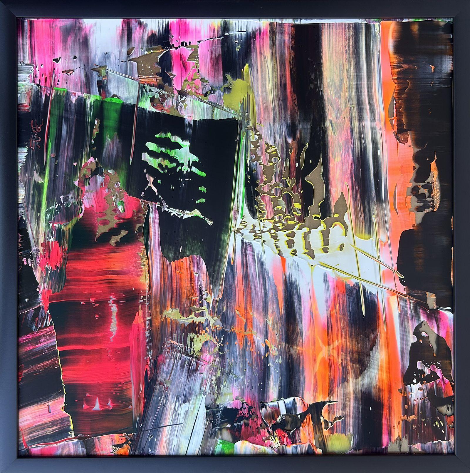 Hey There Tiger, Pittura, Acrilico su altro - Painting di Preston M. Smith (PMS)