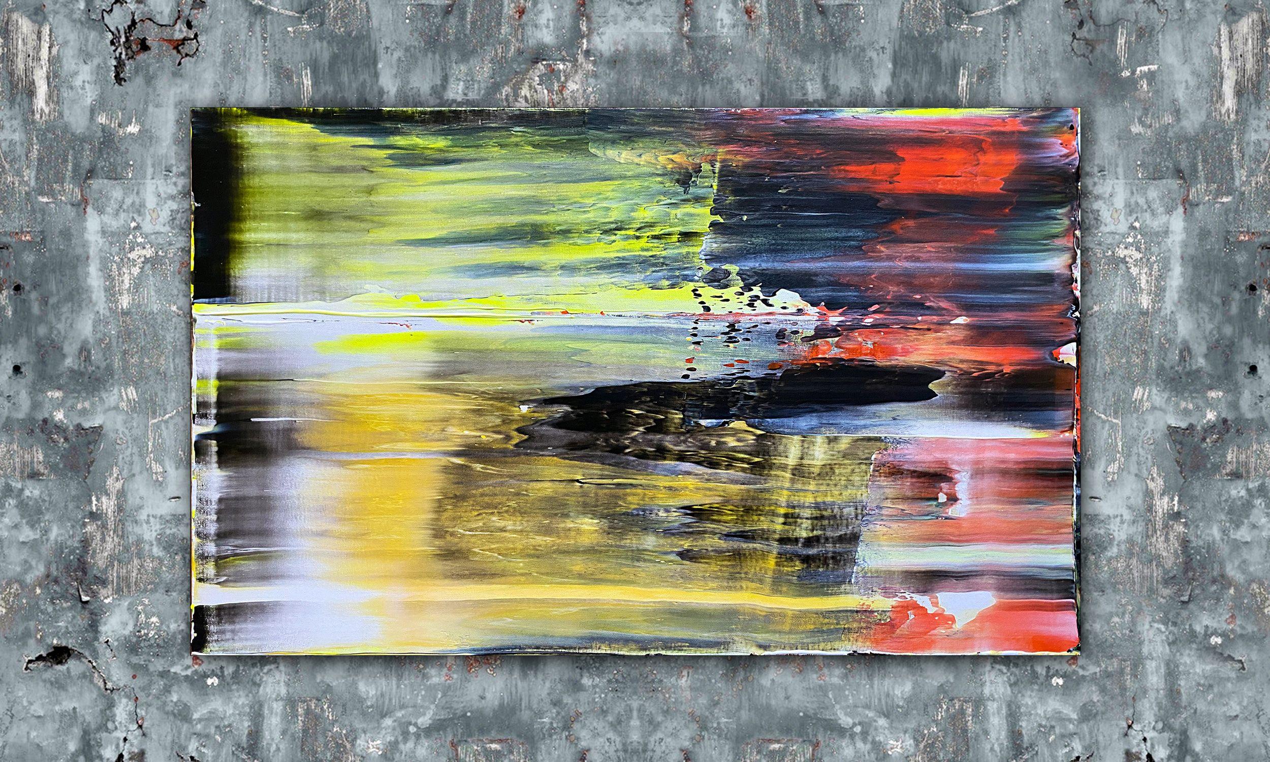 Neopren-Träumer, Gemälde, Acryl auf Leinwand – Painting von Preston M. Smith (PMS)